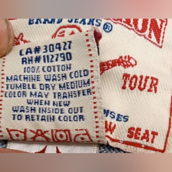 True Religion Jacket- Jimmy Crop Denim Jacket Size Large - Picture 7 of 7